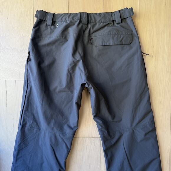 Flylow Snow Pants XL Gray Snowboard Ski Insulated Winter Outerwear Colorado - Picture 7 of 9